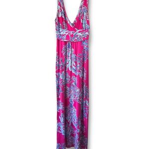 Lilly Pulitzer Sloane Maxi Dress Capri Pink Samba